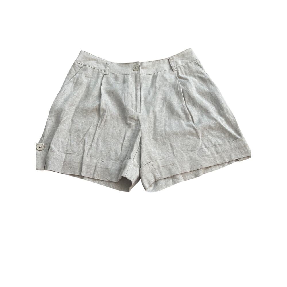 NWT Blue Sol Women’s 5 inch Solid Linen Shorts Size 4